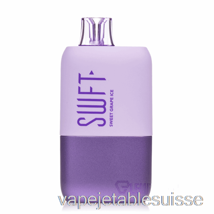 Vape Suisse Swft Icon 7500 Affichage Intelligent Jetable Glace Au Raisin Sucré